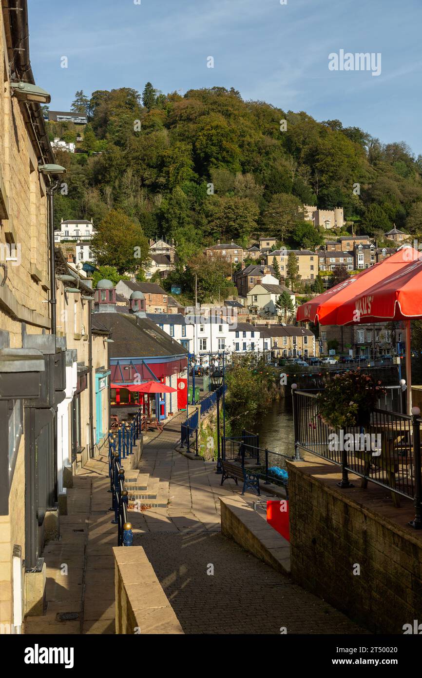 Matlock Bath Spa Town est un village populaire dans le Derbyshire Dales, en Angleterre Banque D'Images