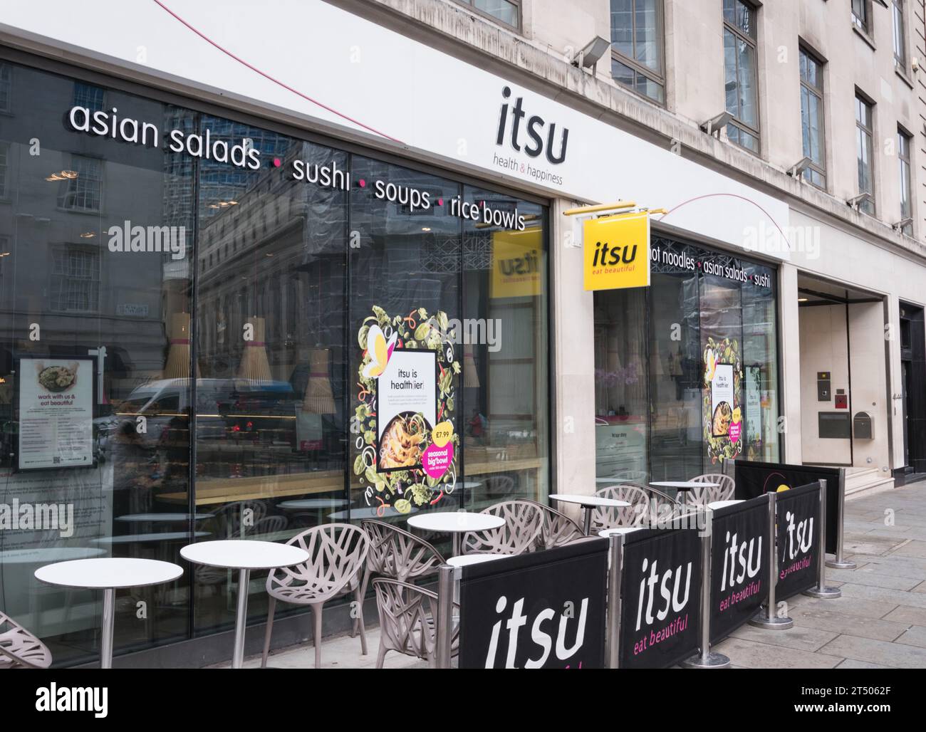Restaurant de restauration rapide ITSU sur Great Queen Street, Covent Garden, Londres, WC2, Angleterre, ROYAUME-UNI Banque D'Images