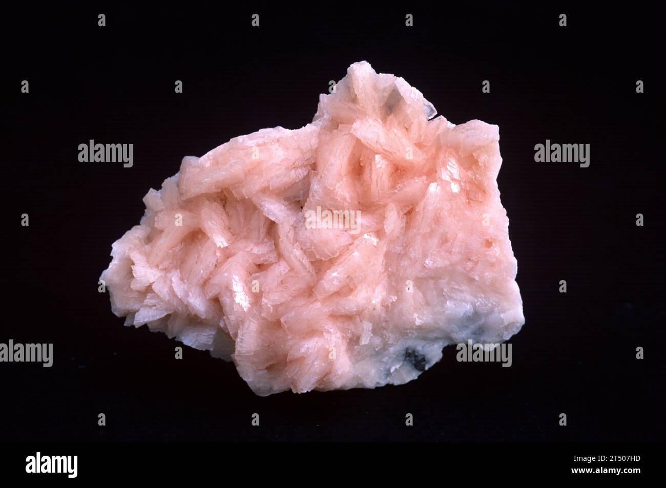 La dolomite est un carbonate de calcium et de magnésium. Échantillon cristallisé. Banque D'Images