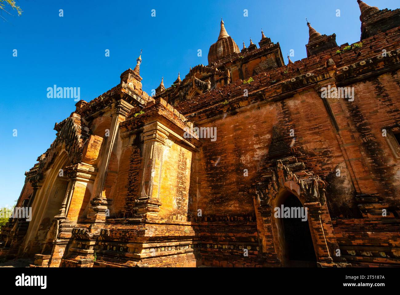 Extérieur du Sulamani Pahto, Bagan, Myanmar, Asie Banque D'Images