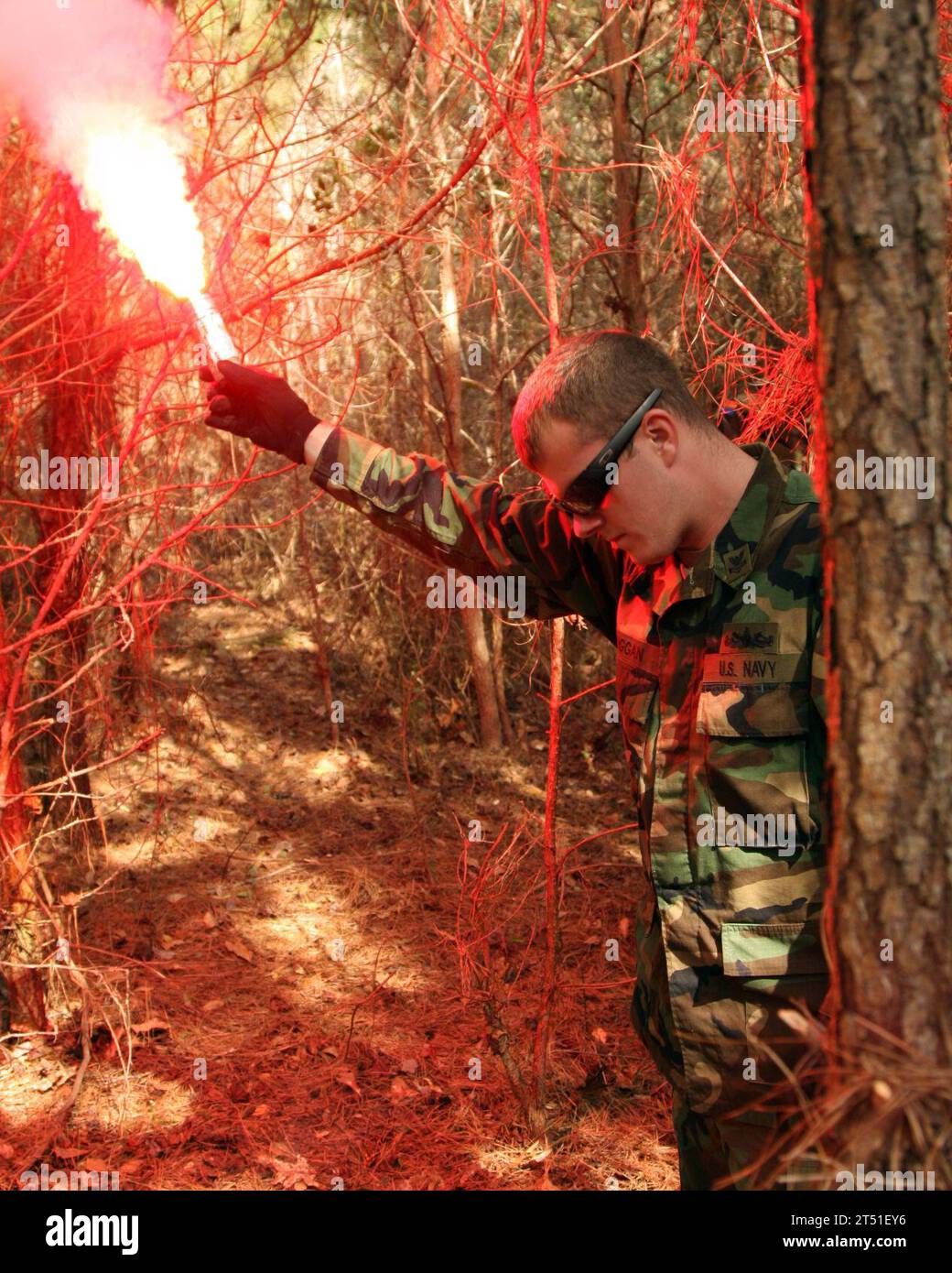 2D Marine Aircraft Wing, 2D MAW, 2D MAW combat Camera, bogue Team 12, Cpl James F. Cline III, Marine corps Auxiliary Landing Field bogue, MCALF bogue, NECC, Special Warfare Combatant Craft Crewmen, SWCC, U.S. Navy Banque D'Images