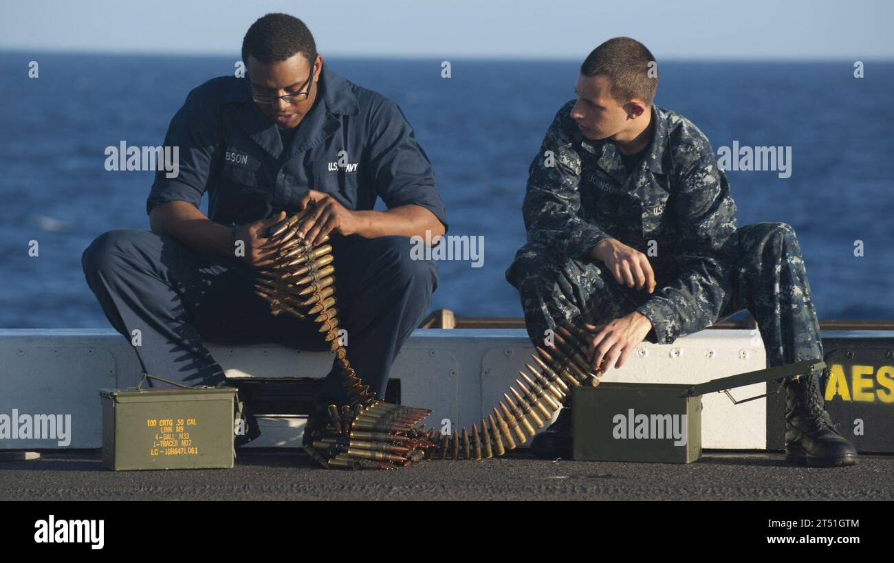 7th Fleet AOR, 11th MEU, déploiement, san diego, US Navy, en cours, USS New Orleans Banque D'Images