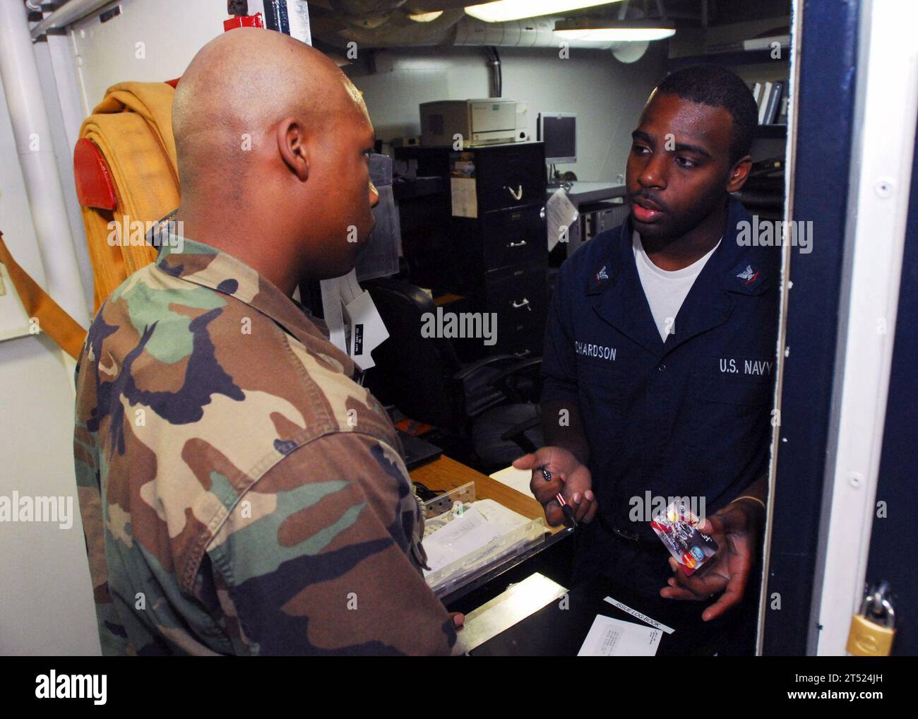 Africa Partnership Station Initiative (APS), océan atlantique, USS fort McHenry (LSD 43) Banque D'Images