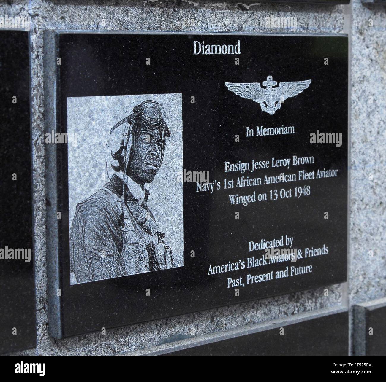 Aviator de la flotte afro-américaine, Mémorial de l'aviation navale Banque D'Images