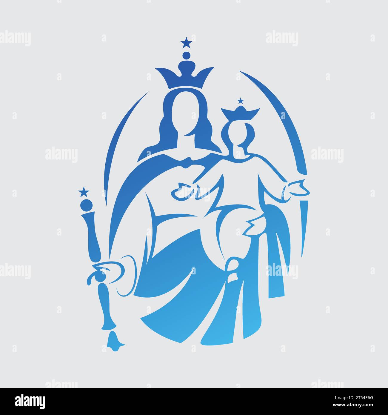 Vecteur gratuit notre Dame de Guadalupe, Empress of America illustration design Illustration de Vecteur