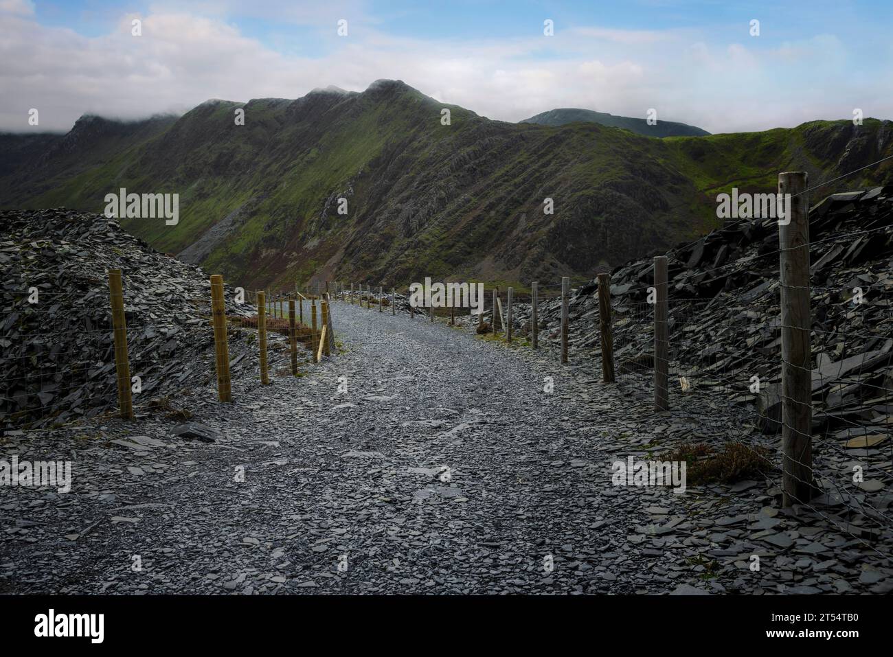 Dinorwic Slate Quarry est une ancienne carrière d'ardoise au pays de Galles, aujourd'hui classée au patrimoine mondial de l'UNESCO. Banque D'Images