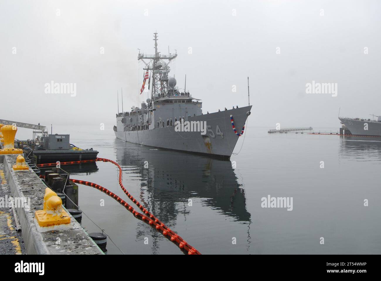 Everett, homeport, installation à terre, USS Ford (FFG 54), Washington. Banque D'Images