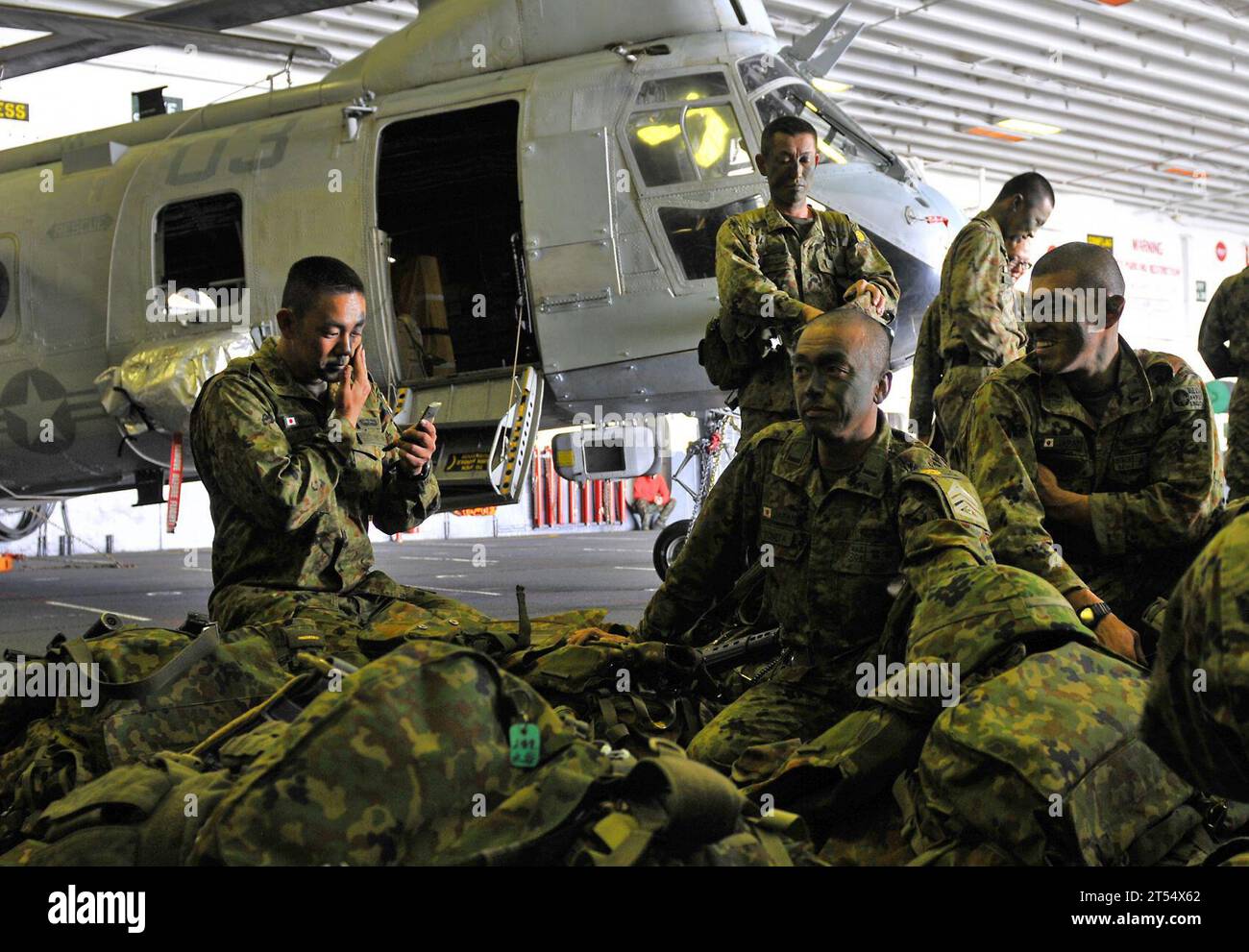 Exercice, Iron Fist 2012, Japanese Ground Self Defense Force (JGSDF), lha 5, Russell, san diego, U.S. Marines, USS Peleliu Banque D'Images