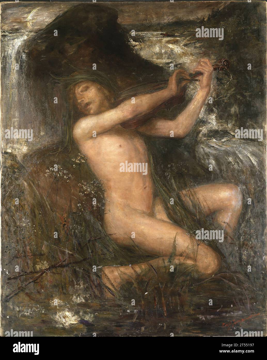 Ernst Josephson - The Water Sprite - 1882 Banque D'Images