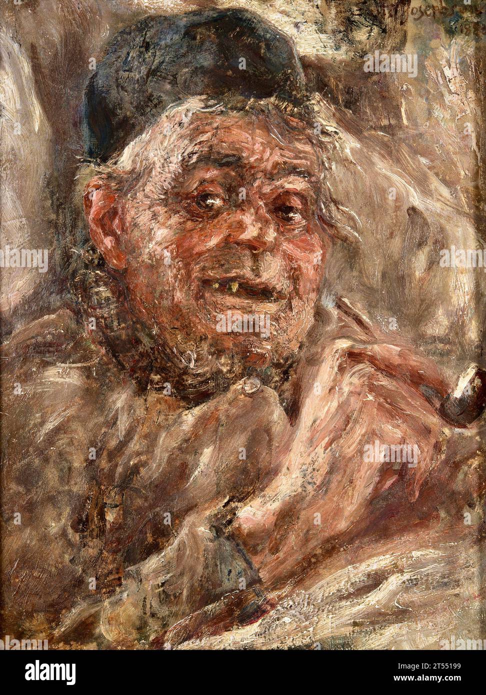 Ernst Josephson - le maître de poste de Bréhat - 1888 Banque D'Images