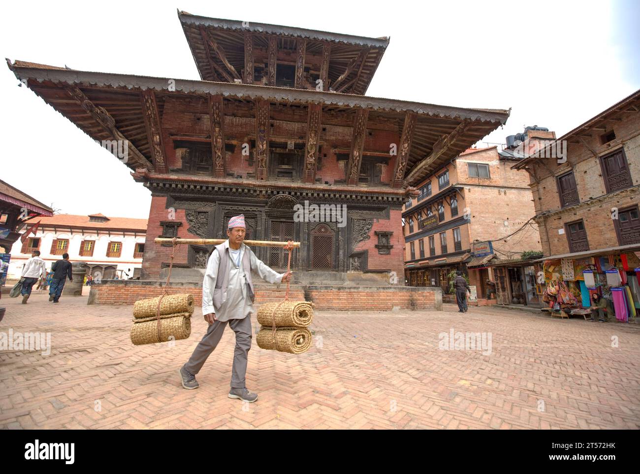 KATHMANDU DURBAR SQUARE KATHMANDU NÉPAL Banque D'Images