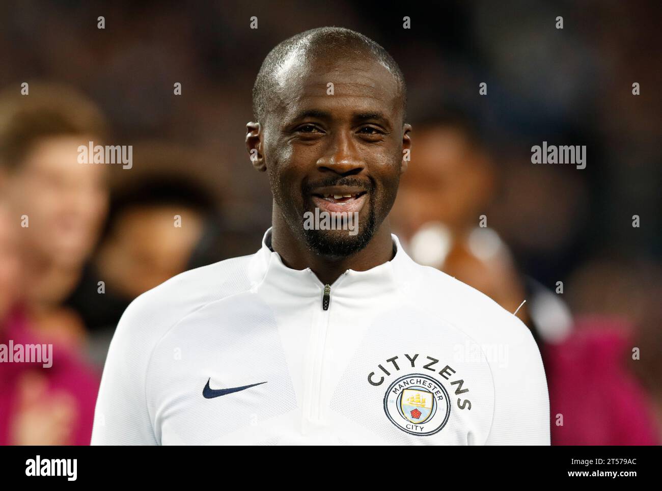 Photo de dossier datée du 09-05-2018 de Yaya Toure, qui a quitté le club belge Standard Liège pour retrouver Roberto Mancini comme son assistant de l'équipe nationale d'Arabie Saoudite. Date de parution : Vendredi 3 novembre 2023. Banque D'Images