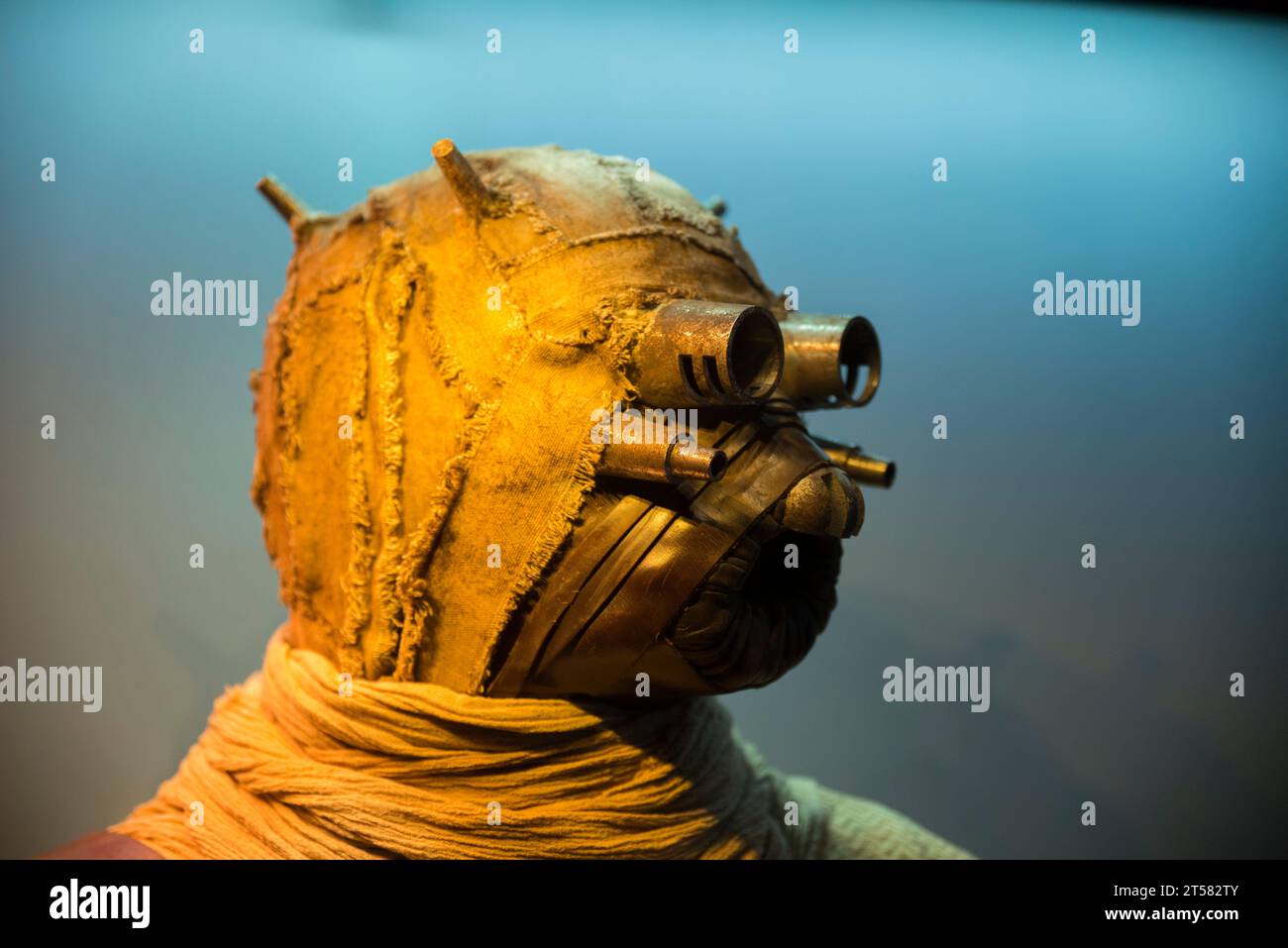 Costume original de Tusken Raider de Star Wars - attaque des clones Banque D'Images