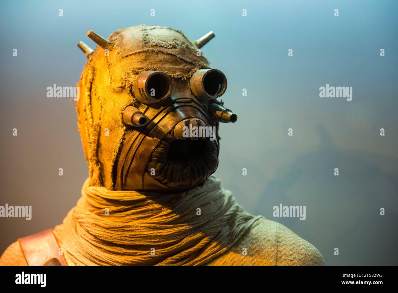 Costume original de Tusken Raider de Star Wars - attaque des clones Banque D'Images