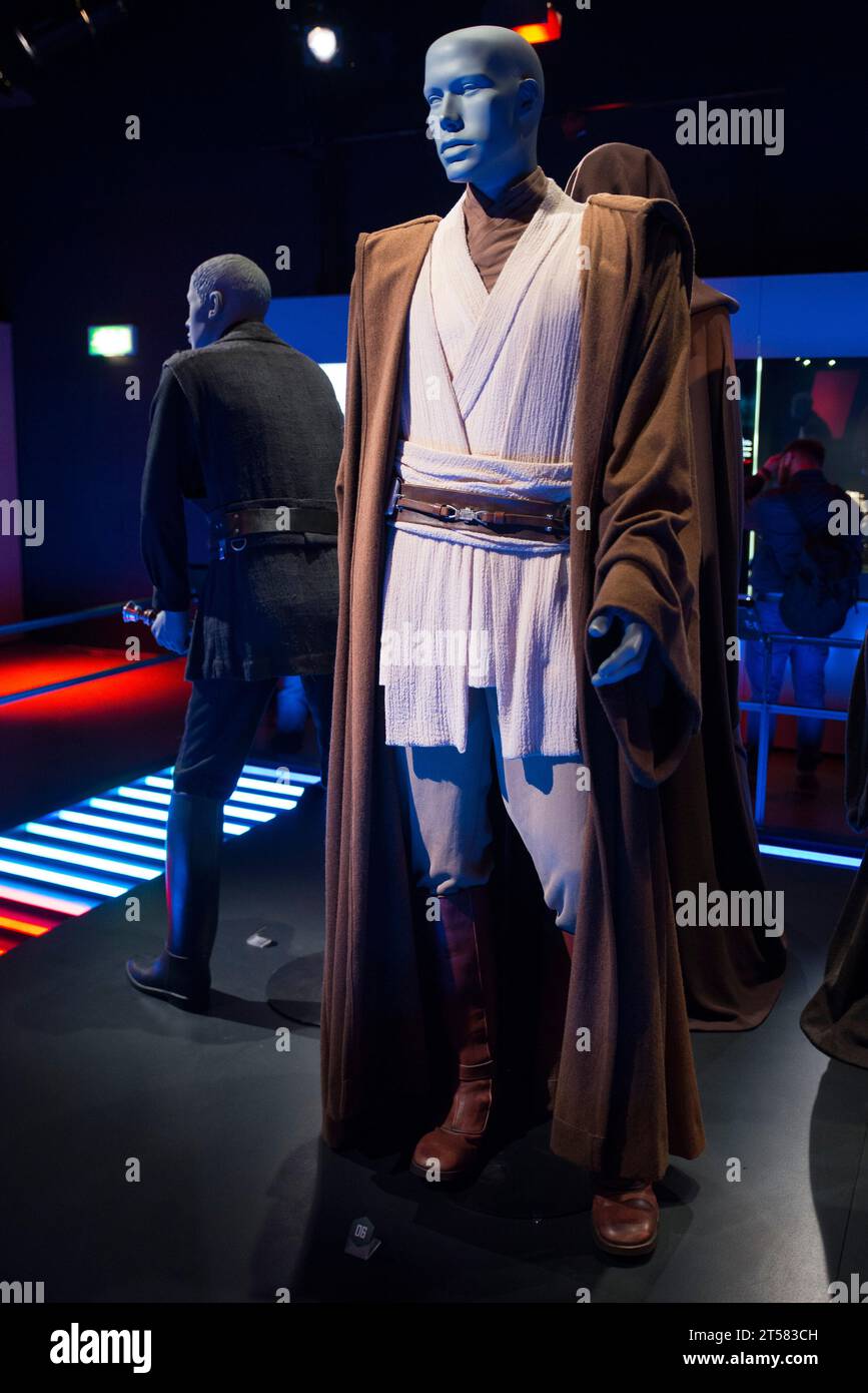 Costume original OBI-WAN Kenobi de Revenge of the Sith Banque D'Images