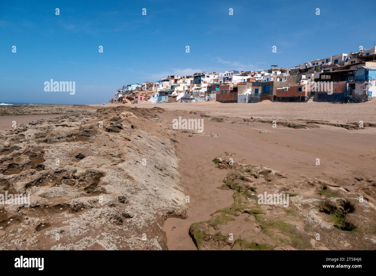 Vue à Tifnit, Maroc Banque D'Images