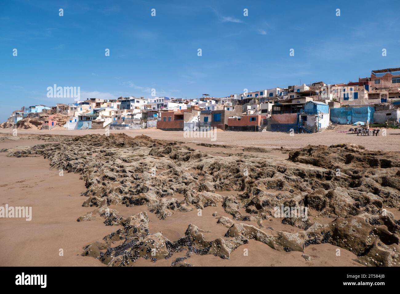 Vue à Tifnit, Maroc Banque D'Images