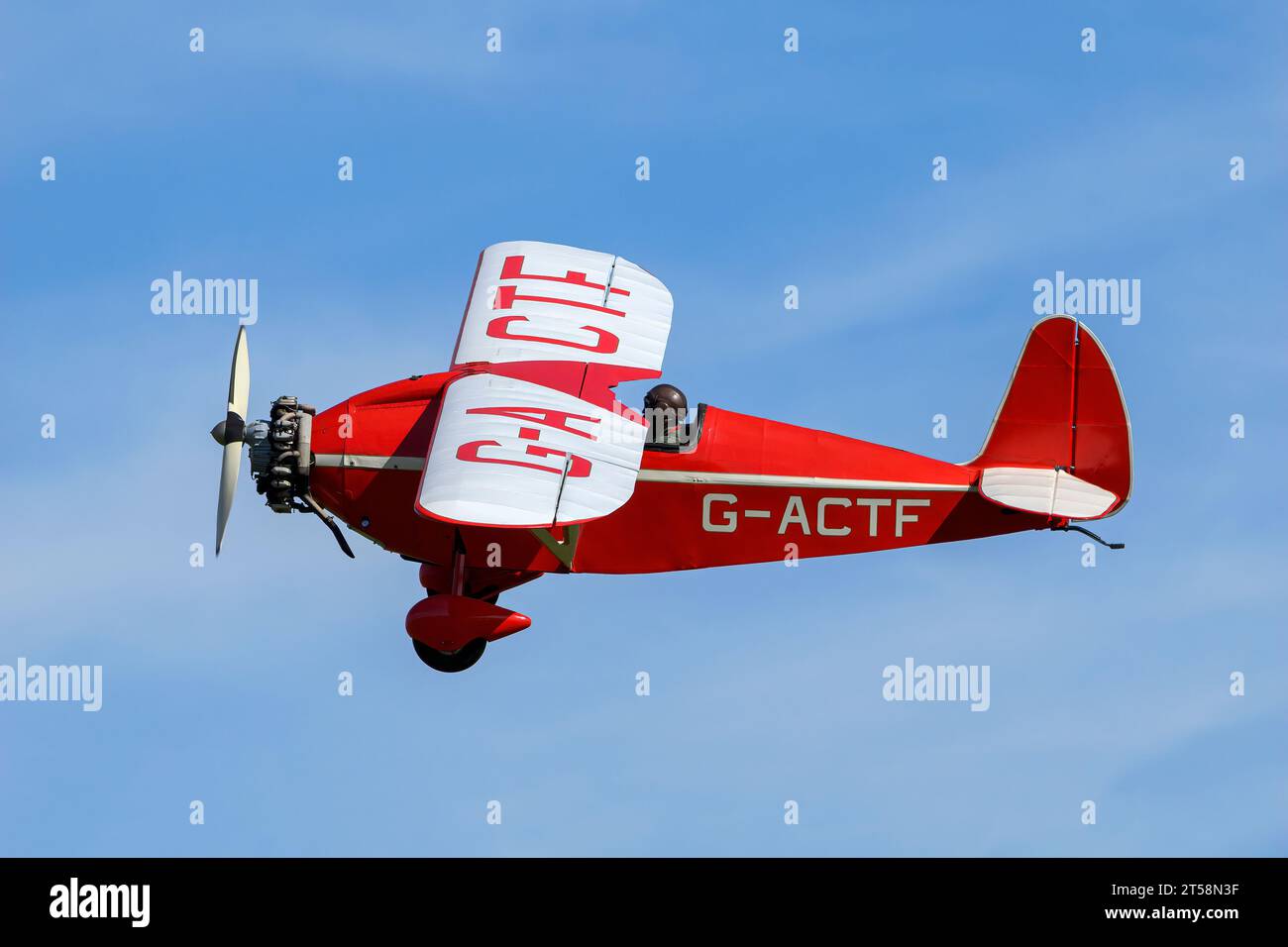 Avion de sport monoplace Comper Swift de 1930 Banque D'Images
