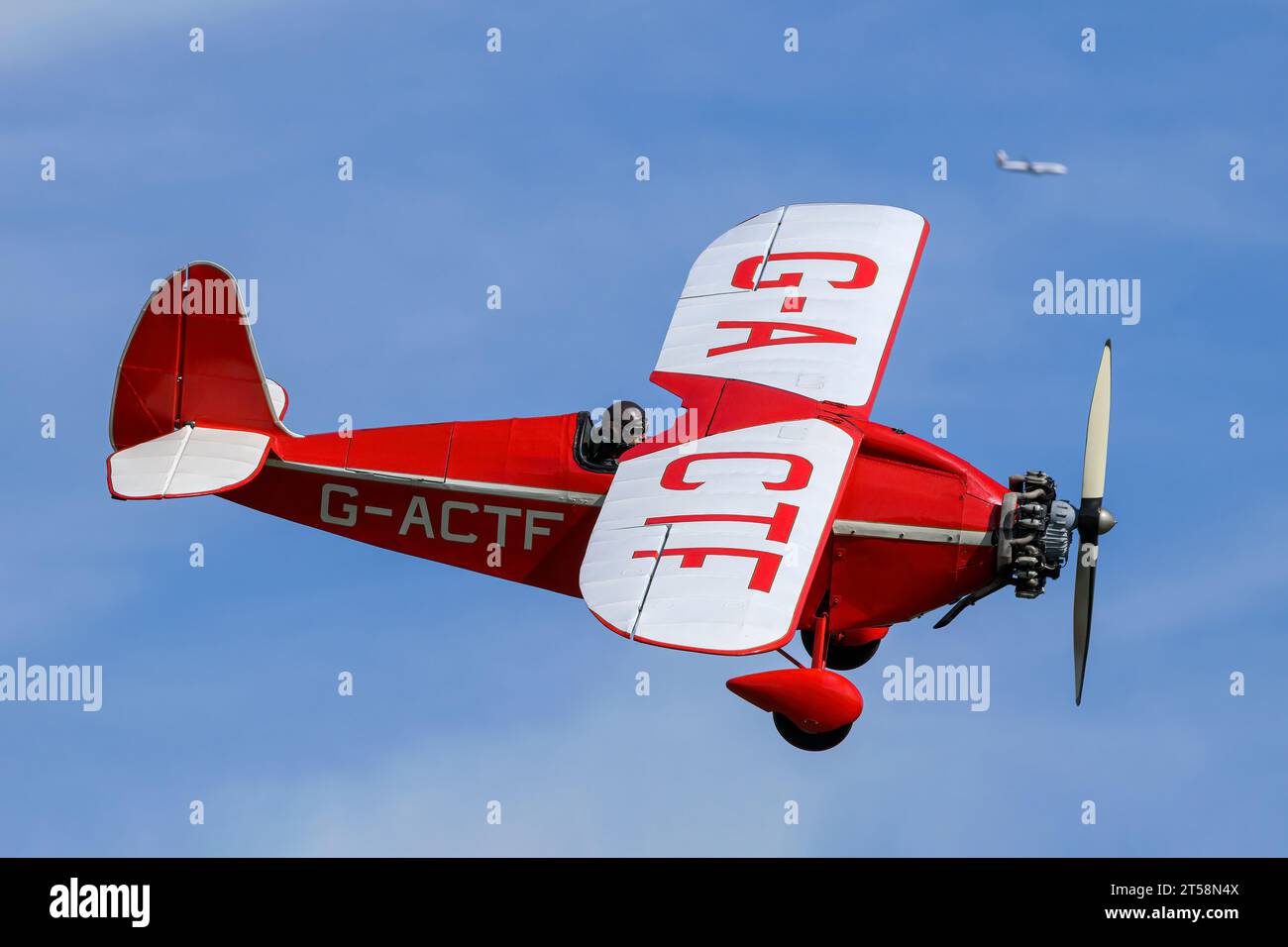 Avion de sport monoplace Comper Swift de 1930 Banque D'Images
