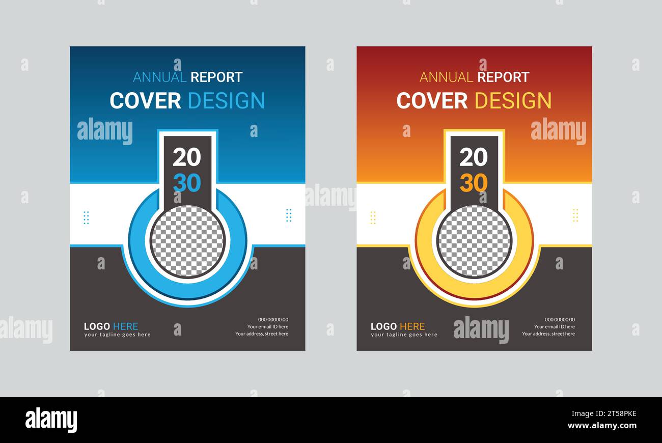 Entreprises Rapports annuels, couvertures de livres, brochures, dépliants, dépliants, magazines, affiches, portfolios, bannières et modèles de conception de sites Web. Illustration de Vecteur