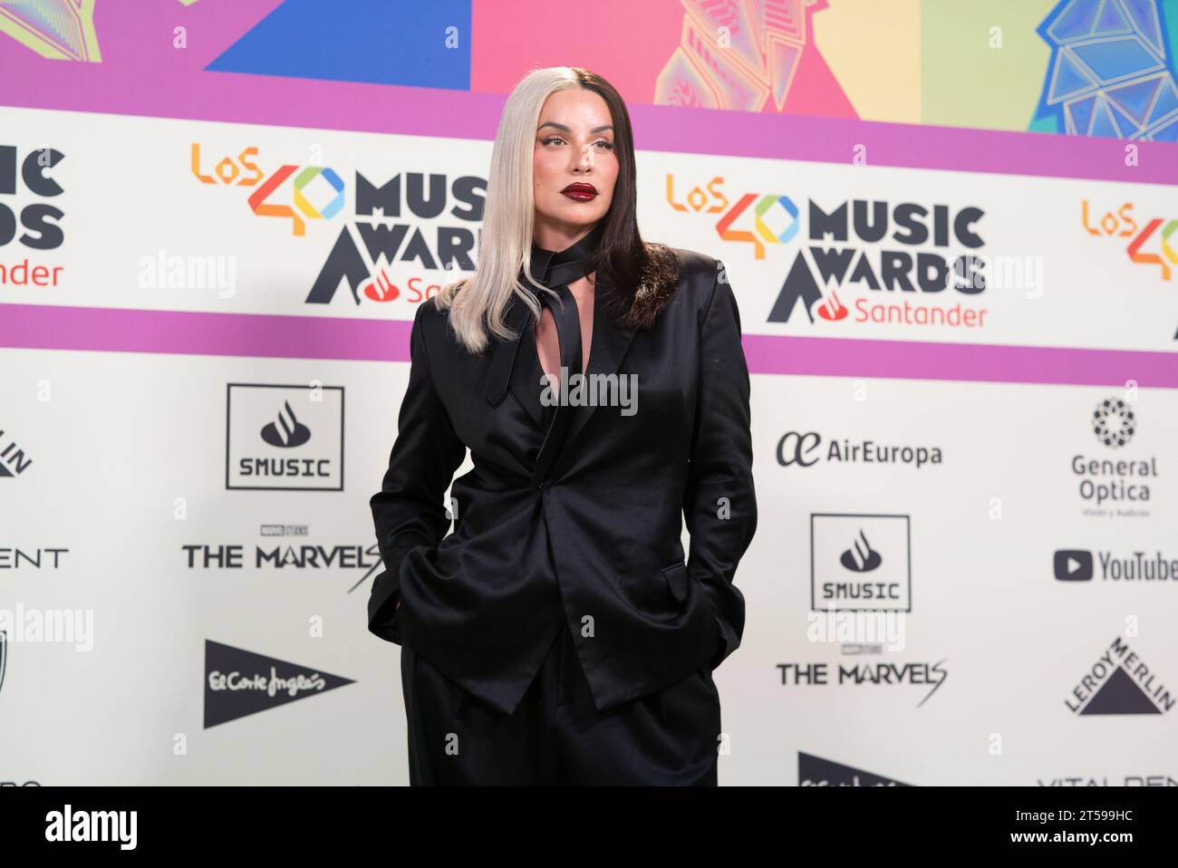 Jadet assiste au tapis rouge des 'LOS40 Music Awards Santander 2023' au WiZink Center le 03 novembre 2023 à Madrid, Espagne. ( Banque D'Images