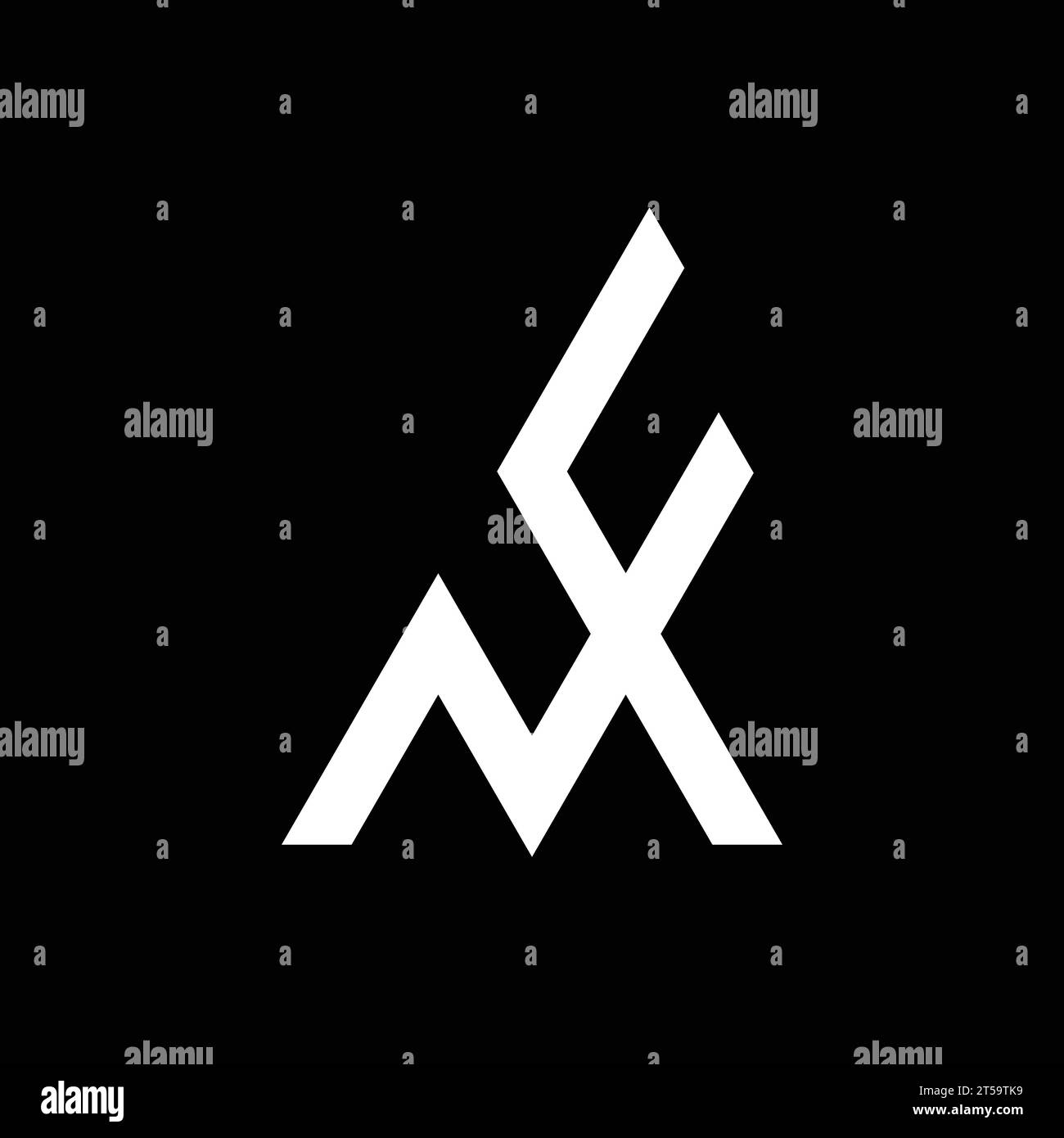 Logo MF, monogramme MF, logo MF initial, logo MF lettre, icône, vecteur Illustration de Vecteur