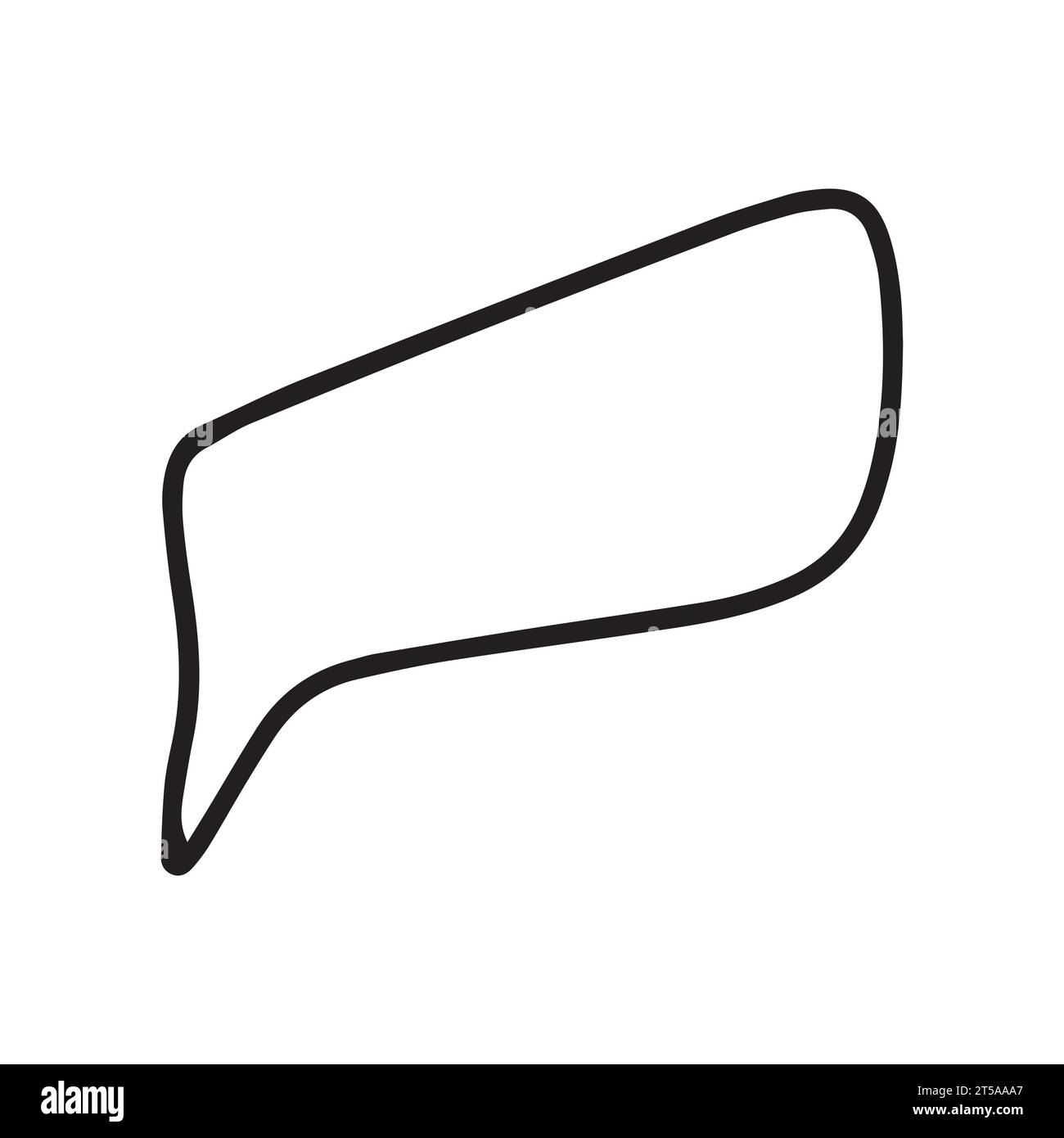 Elément d'icône de discussion à bulles comique Illustration de Vecteur