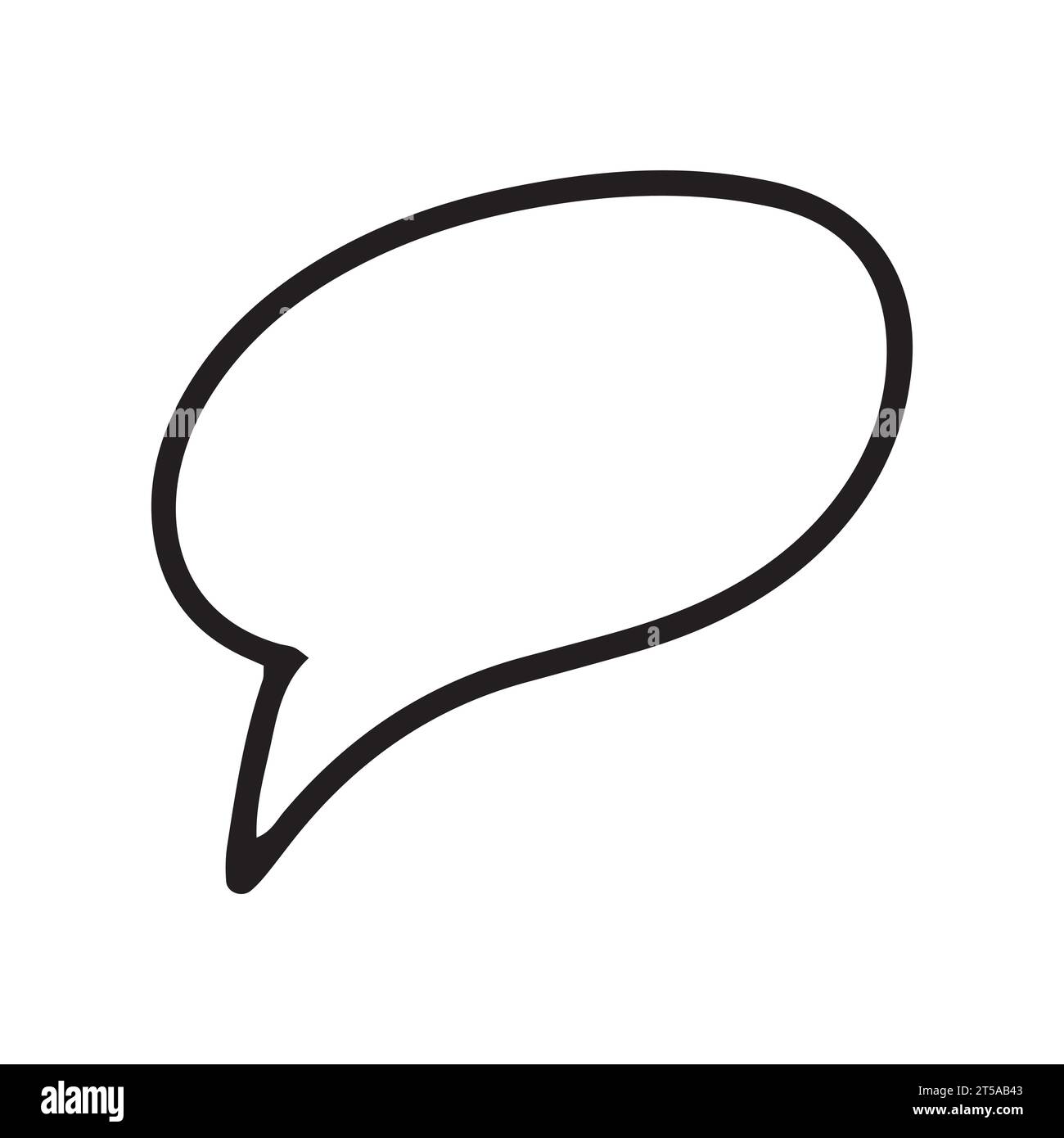 Elément d'icône de discussion à bulles comique Illustration de Vecteur
