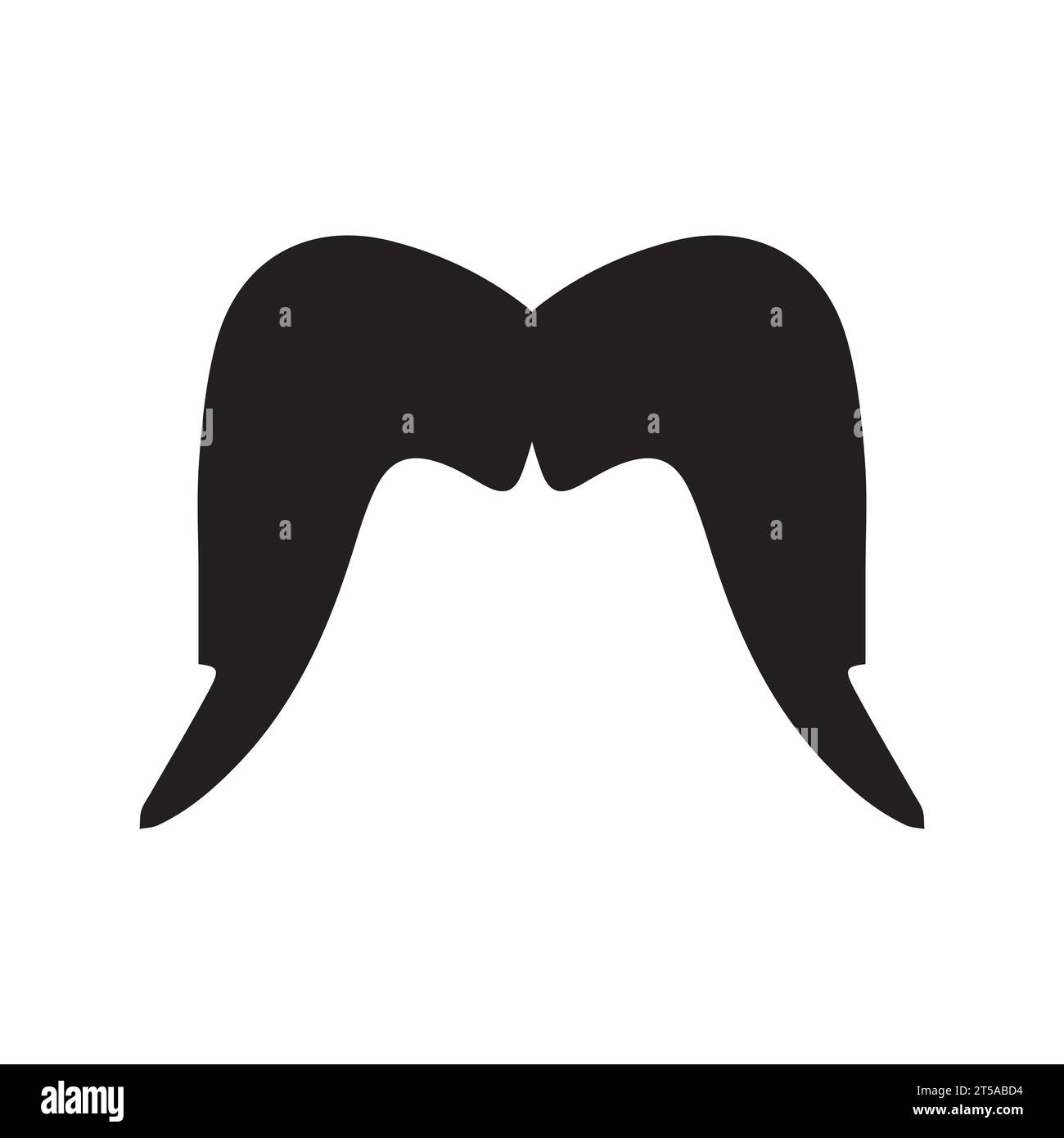 Élément de logo moustache Vector icon Illustration de Vecteur