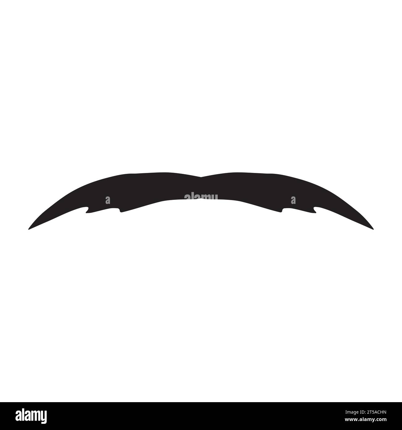 Élément de logo moustache Vector icon Illustration de Vecteur