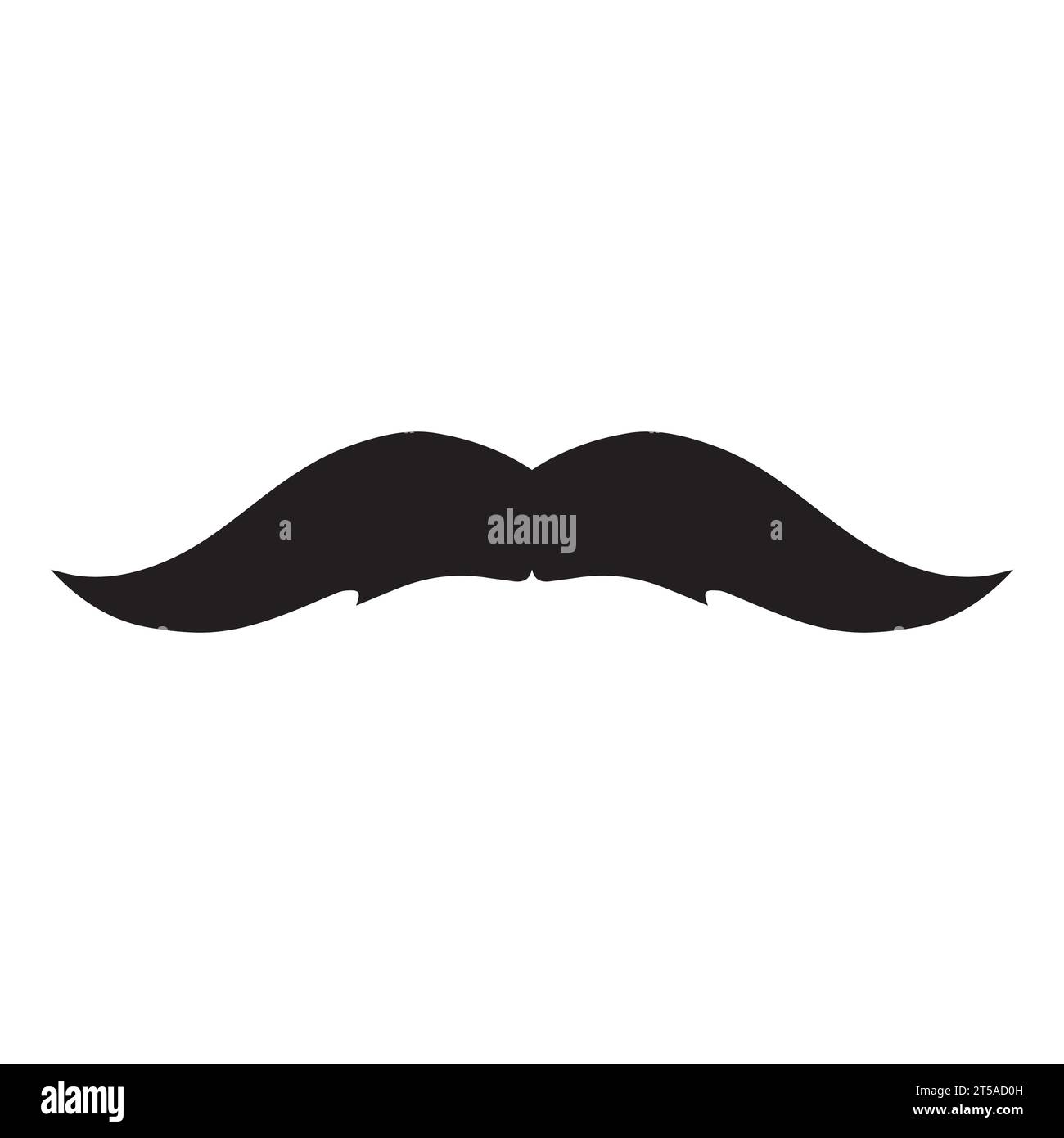 Élément de logo moustache Vector icon Illustration de Vecteur