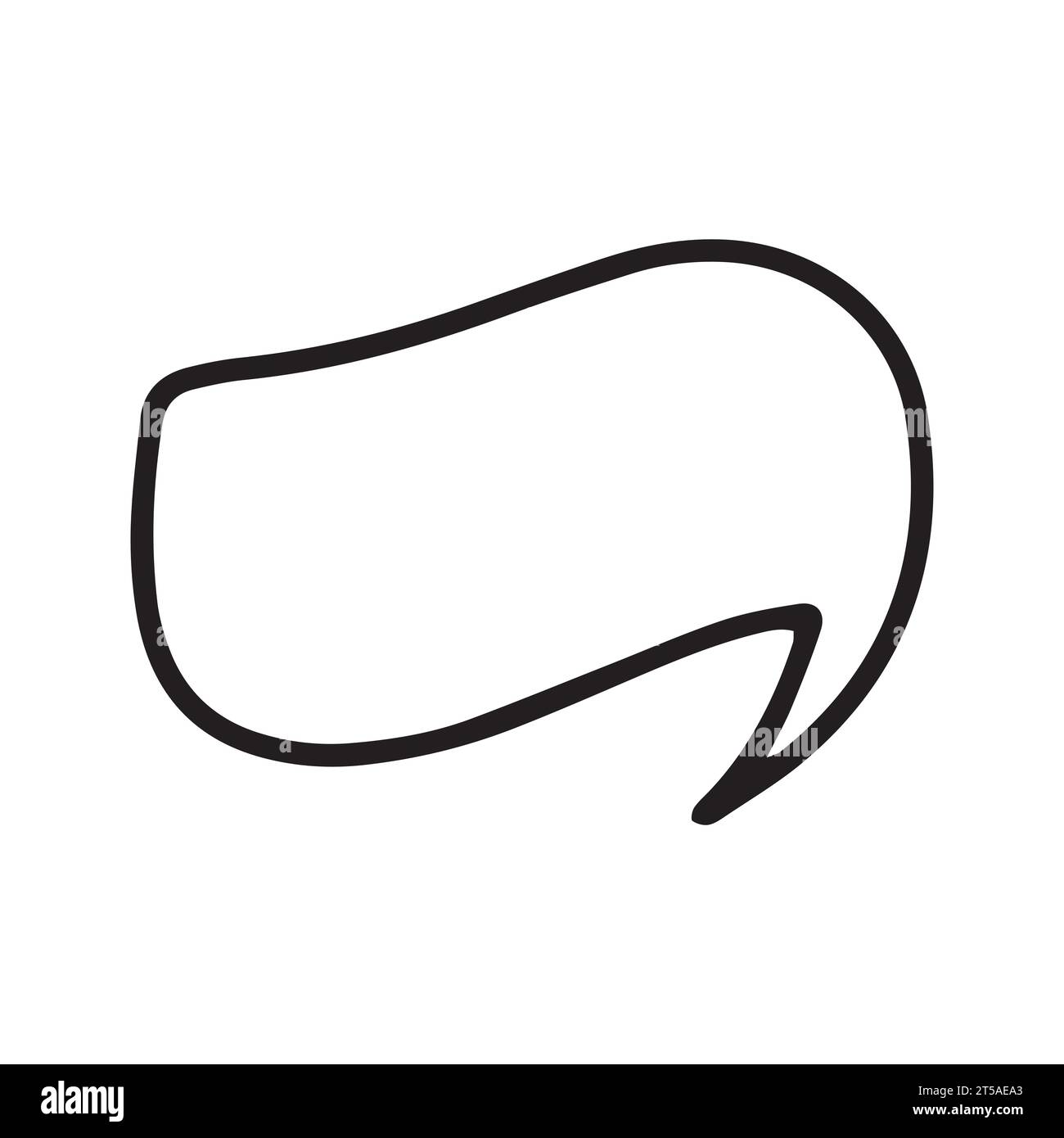 Elément d'icône de discussion à bulles comique Illustration de Vecteur