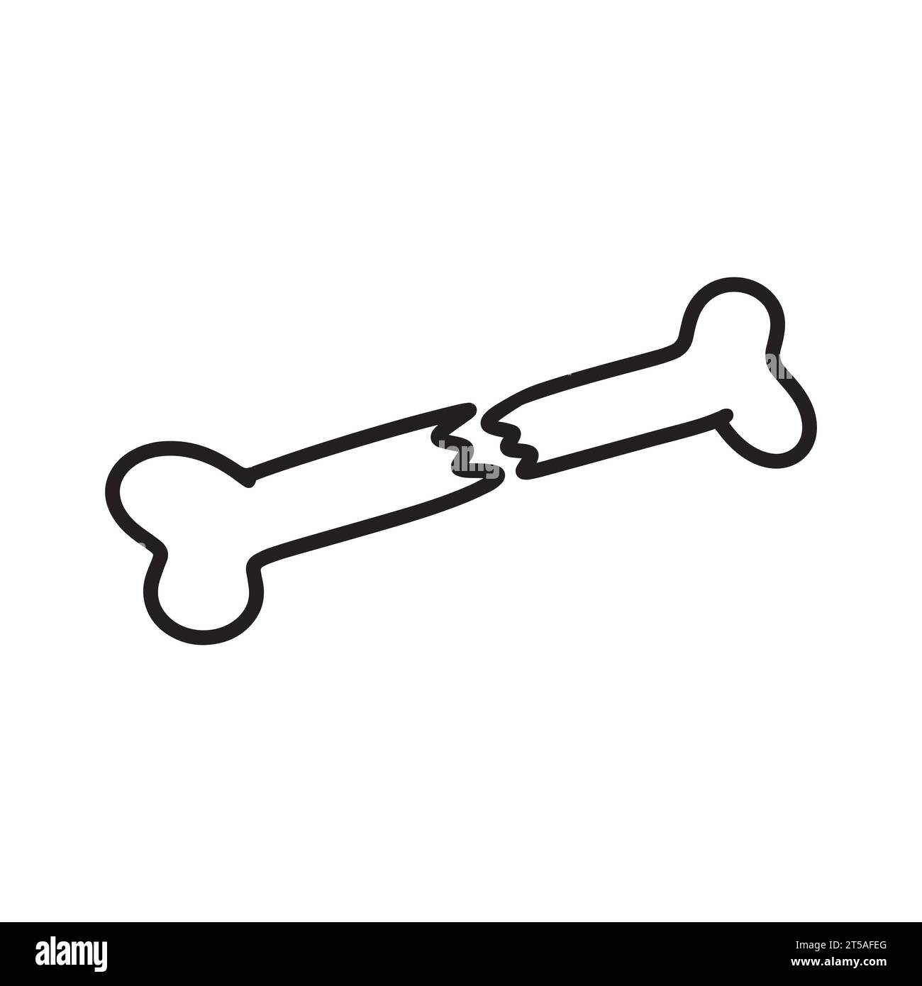 OS pour logo modèle chien Illustration de Vecteur