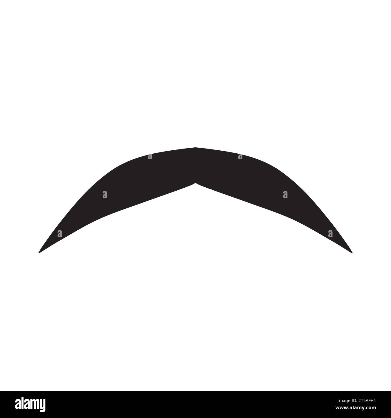 Élément de logo moustache Vector icon Illustration de Vecteur