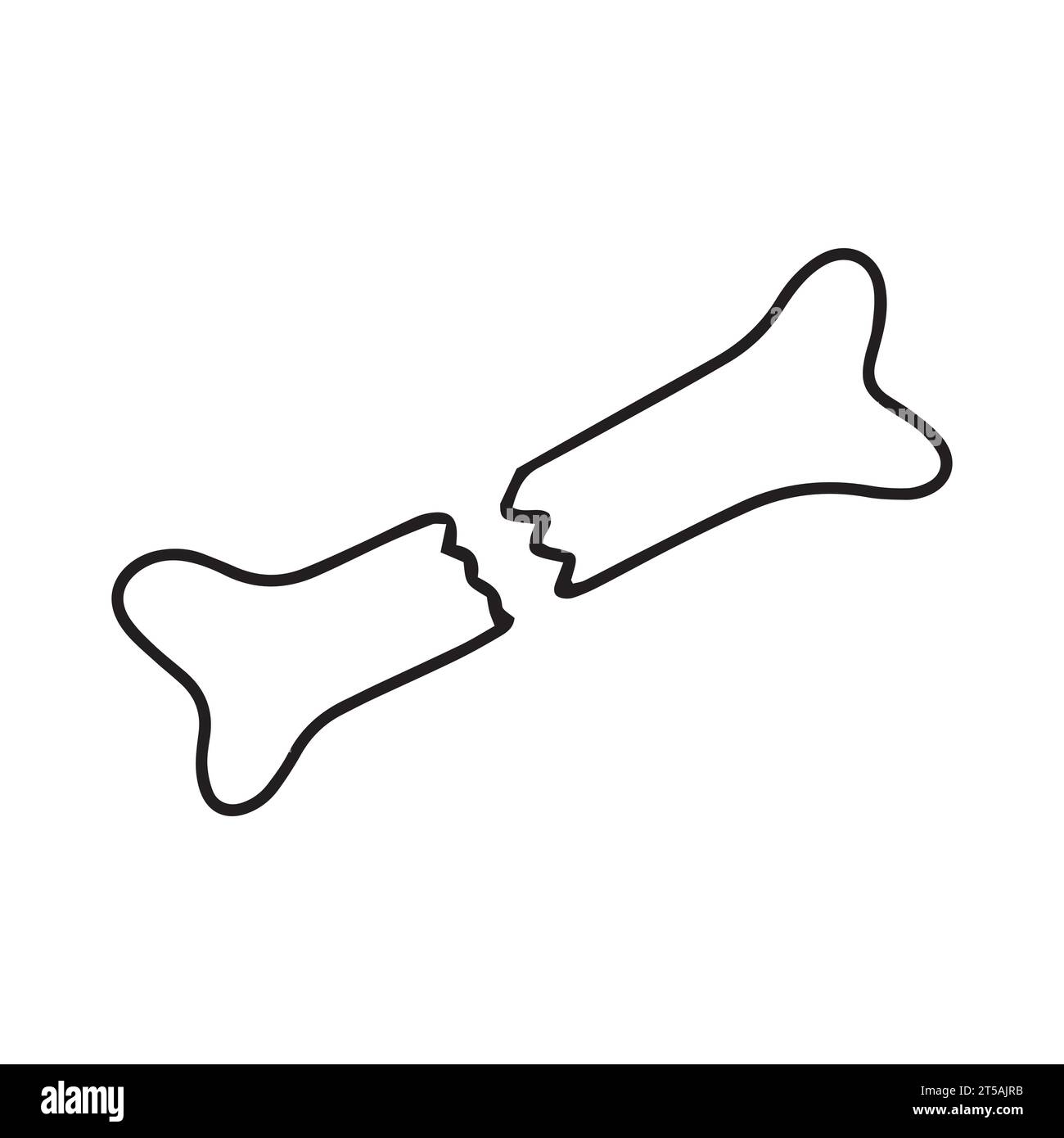 OS pour logo modèle chien Illustration de Vecteur