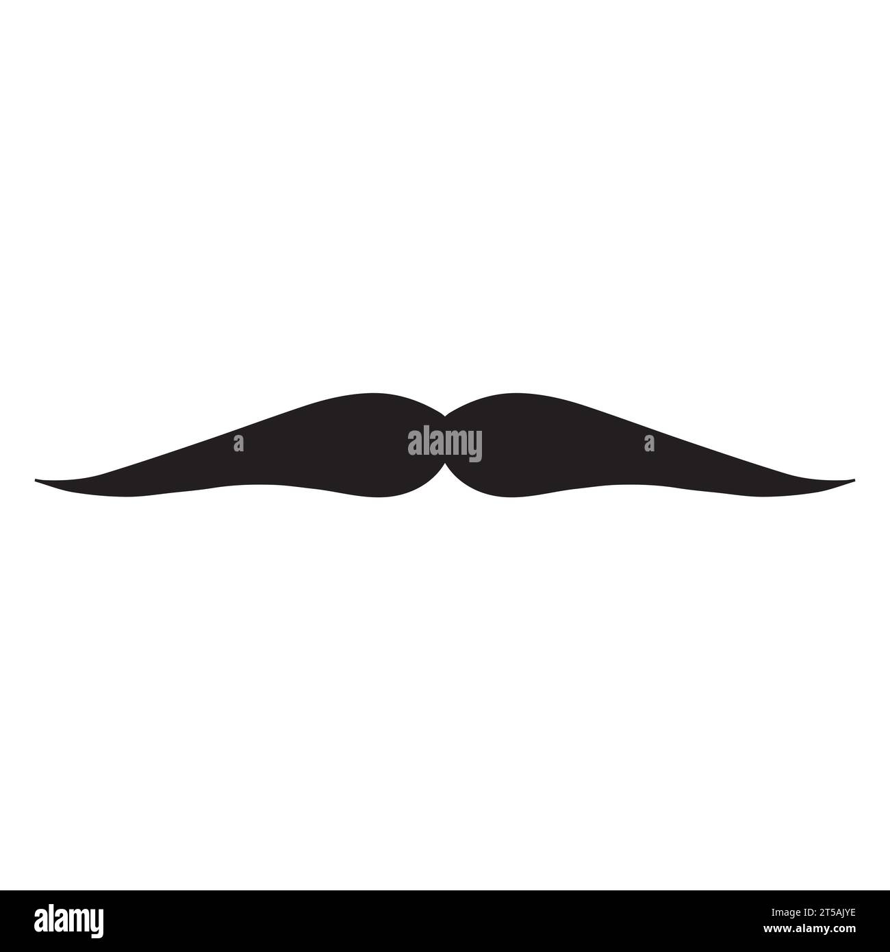 Élément de logo moustache Vector icon Illustration de Vecteur