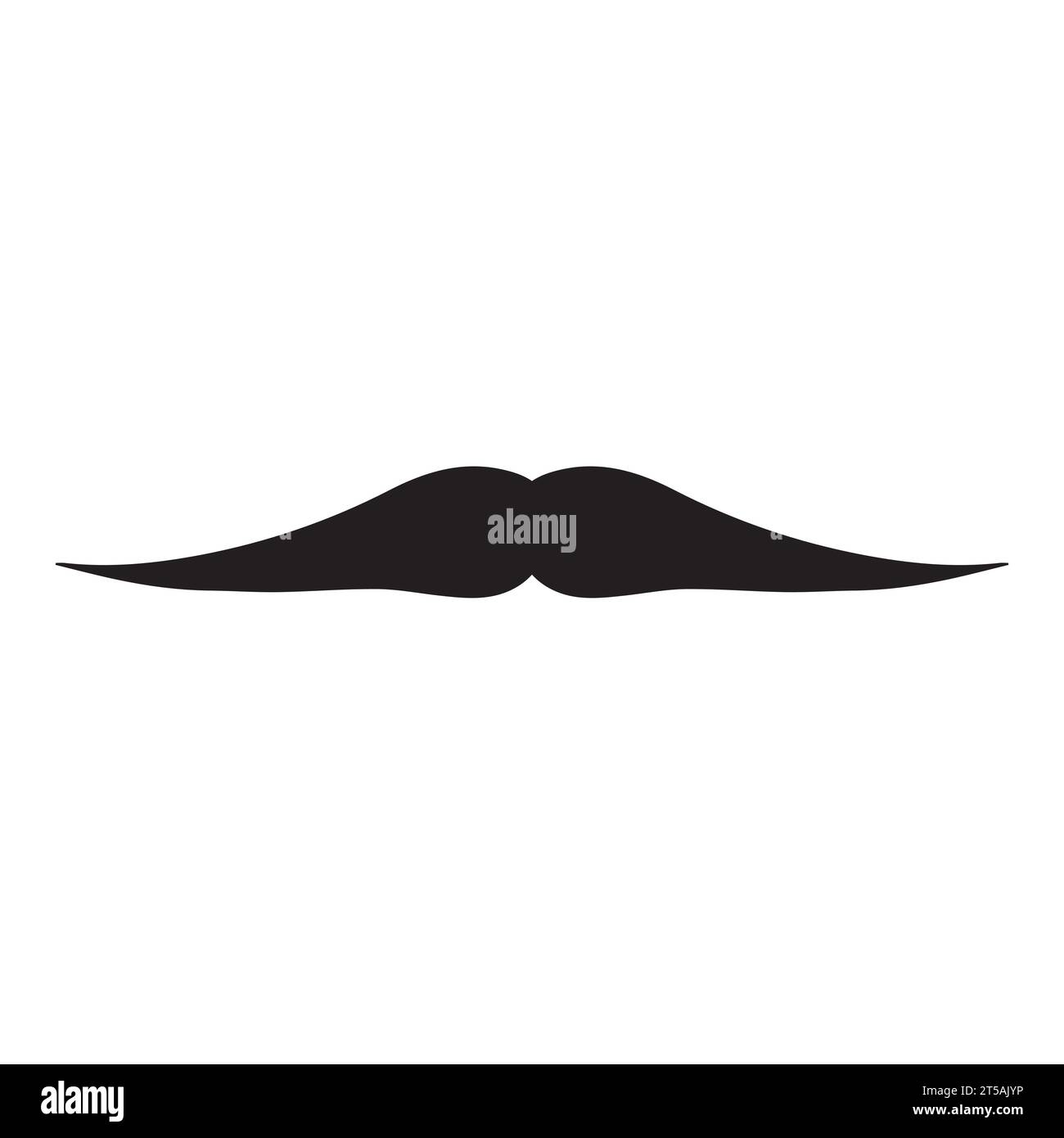 Élément de logo moustache Vector icon Illustration de Vecteur