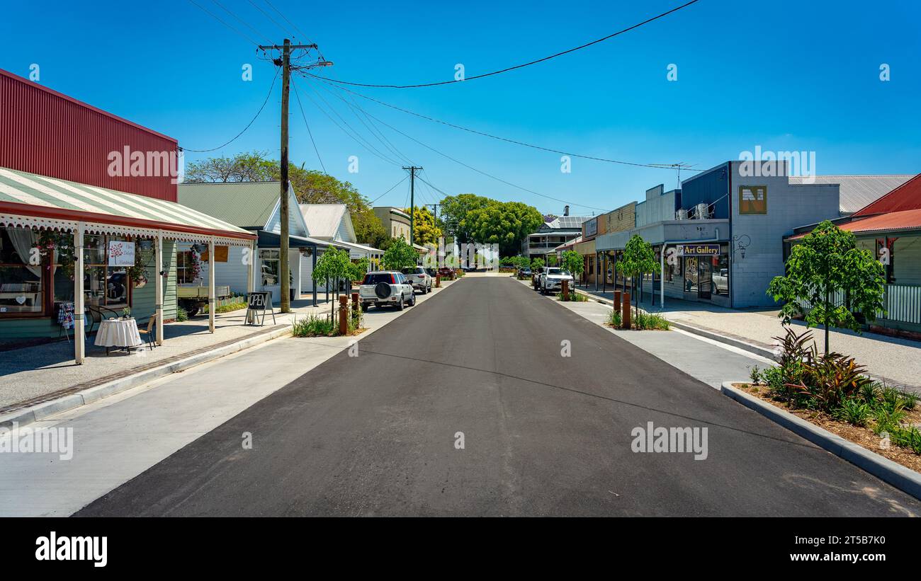 Ulmarra, NSW, Australie - bâtiments historiques en ville Banque D'Images