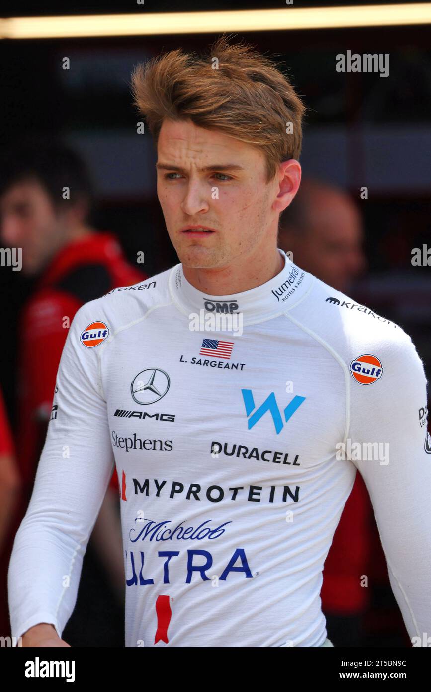 Sao Paulo, Brésil. 04 novembre 2023. Logan Sargeant (USA) Williams Racing. 04.11.2023. Formula 1 World Championship, Rd 21, Brazilian Grand Prix, Sao Paulo, Brésil, Sprint Day. Le crédit photo doit se lire : XPB/Press Association Images. Crédit : XPB Images Ltd/Alamy Live News Banque D'Images