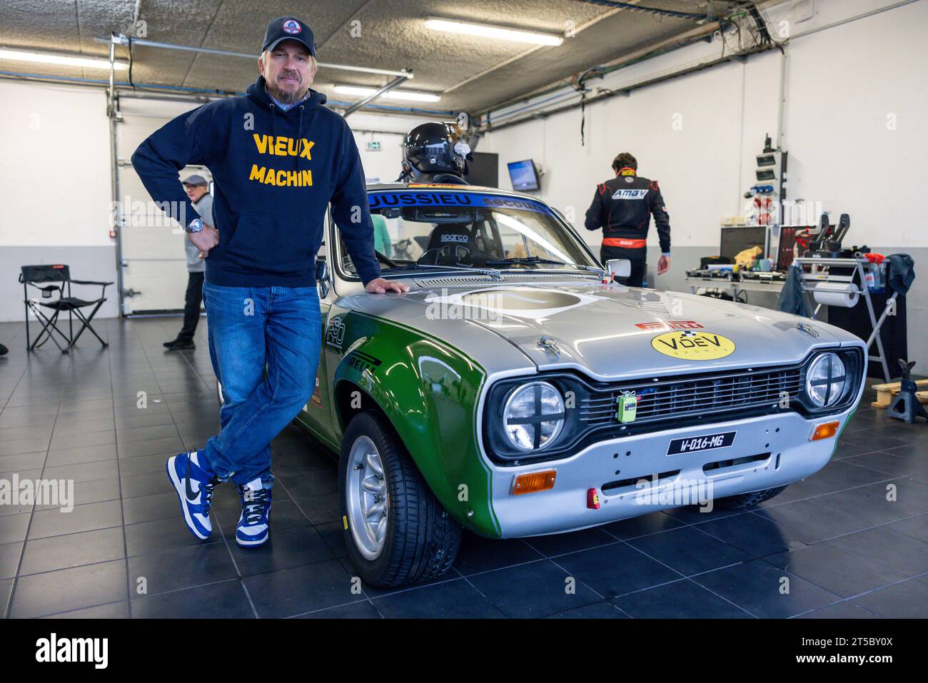 07 GAGICK Jean-Pierre FRA, présentateur Auto moto, tf1, RSO Ford Escort MK1, lors de la course historique des Tours d'horloge 2023 2 au Castellet sur le circuit Paul Ricard du 3 au 5 novembre, France - photo Marc de Mattia/DPPI crédit : DPPI Media/Alamy Live News Banque D'Images