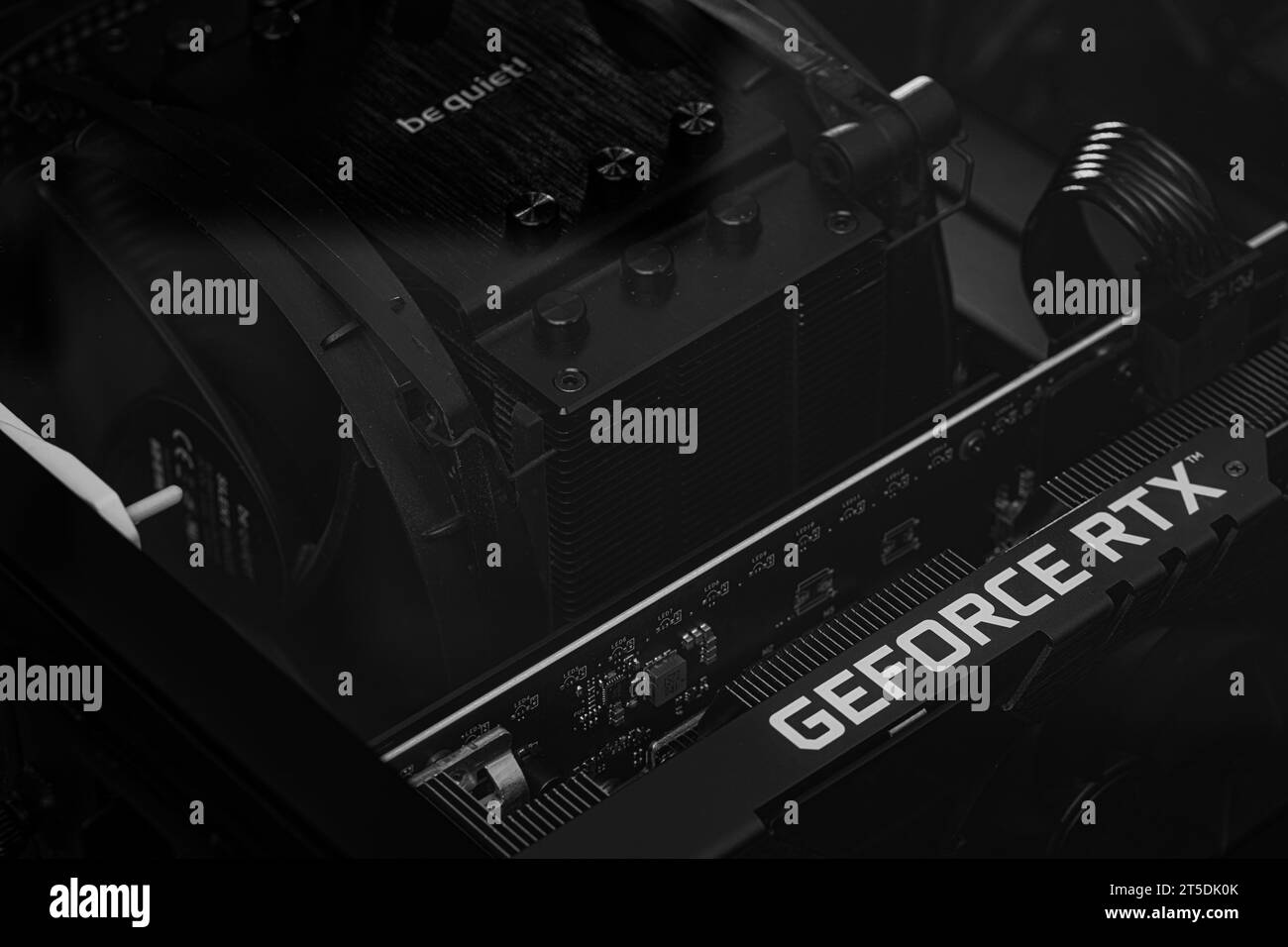 Lviv, Ukraine - 4 novembre 2023 : carte graphique ASUS TUF Gaming GeForce RTX 3060 Banque D'Images