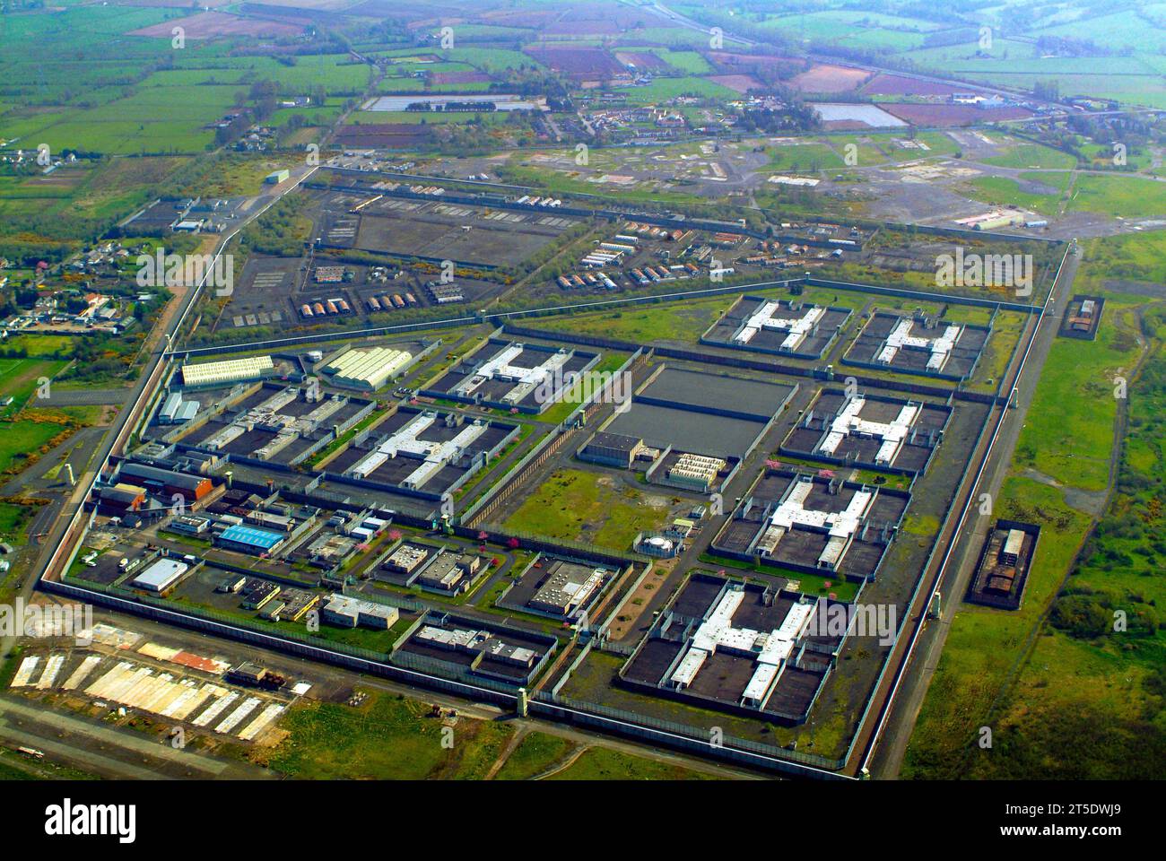 HM prison Maze, long Kesh, H Blocks, County Down, Irlande du Nord Banque D'Images