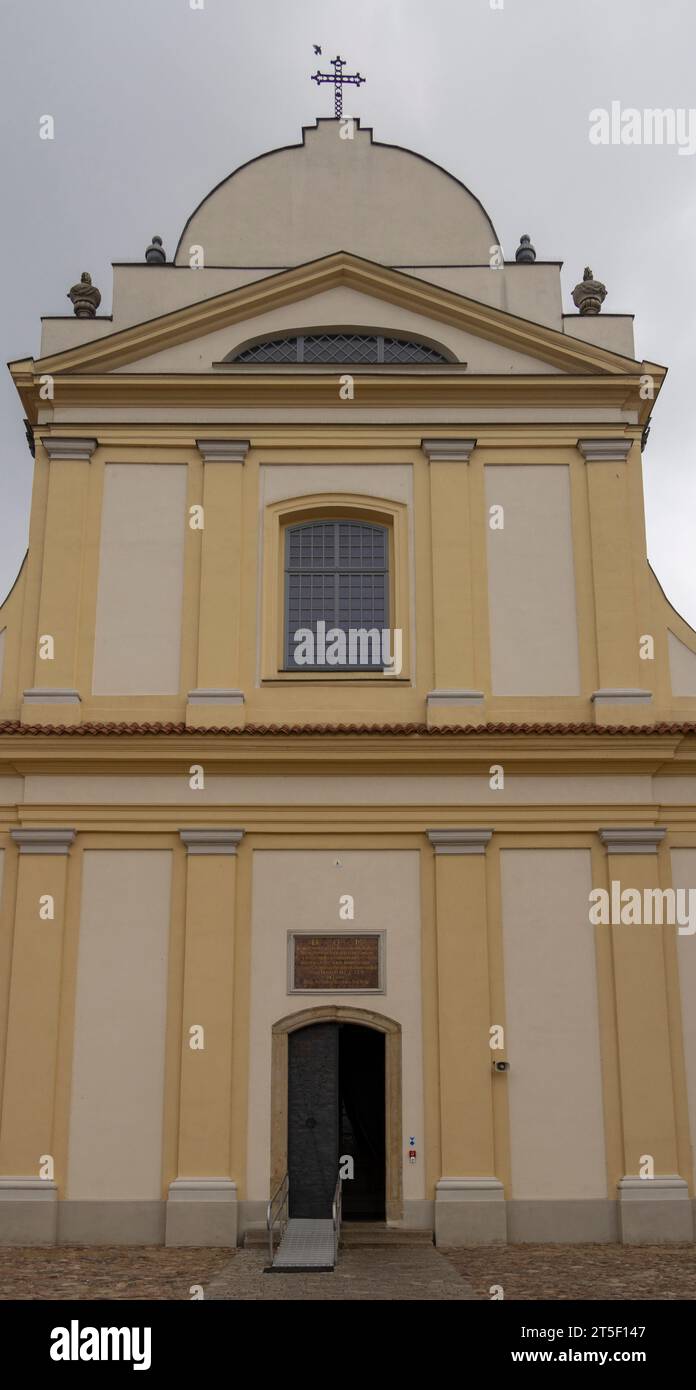 Extérieur , l'église de la Sainte Trinité, Tykocin, Pologne Banque D'Images