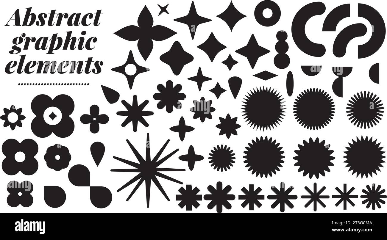 Collection de diverses formes. Ressources graphiques à vendre ou à rabais autocollants, icônes, badges. Formes vectorisées abstraites vectorisées, circulaires, élongat Illustration de Vecteur