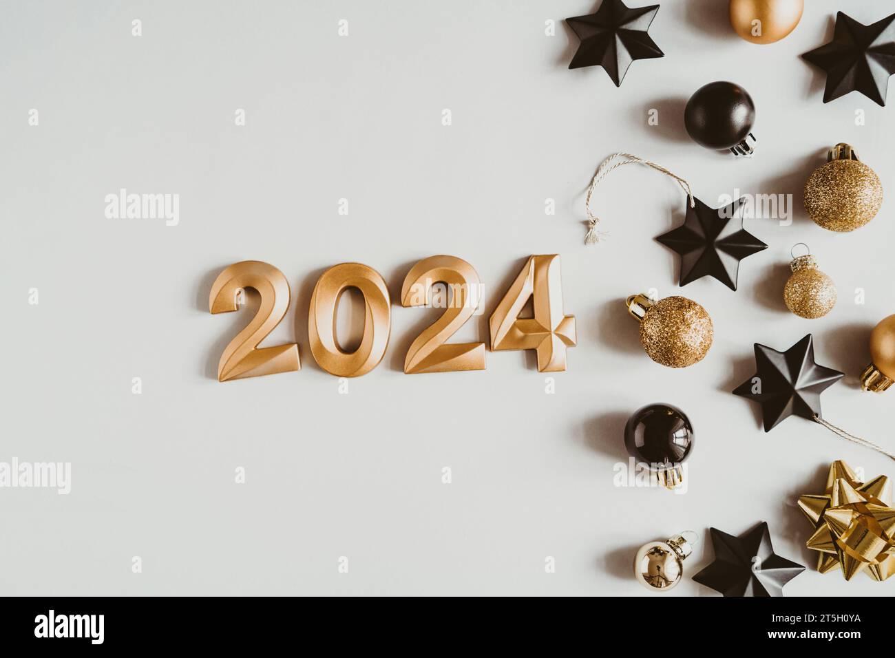 Fond De Vacances Bonne Année 2024. Numéros De L'année 2024