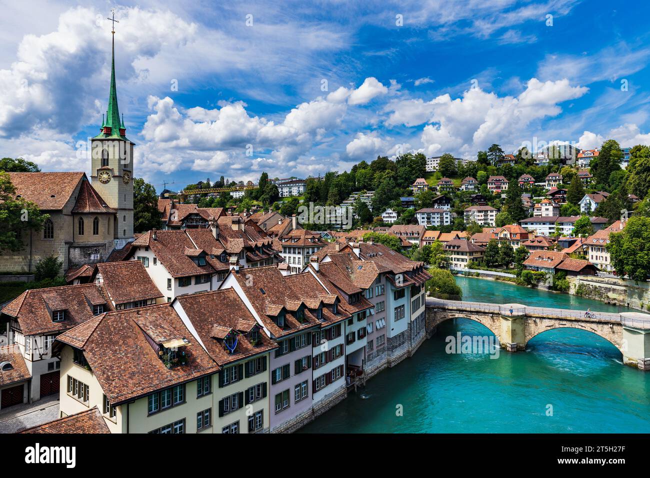 Bern enchanteur : où l'histoire rencontre la beauté pittoresque Banque D'Images