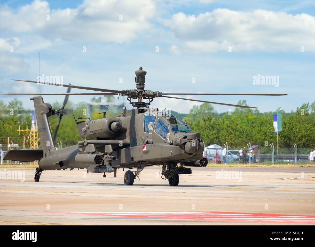Hélicoptère militaire des États-Unis. Combattre l'armée de l'air américaine. Banque D'Images