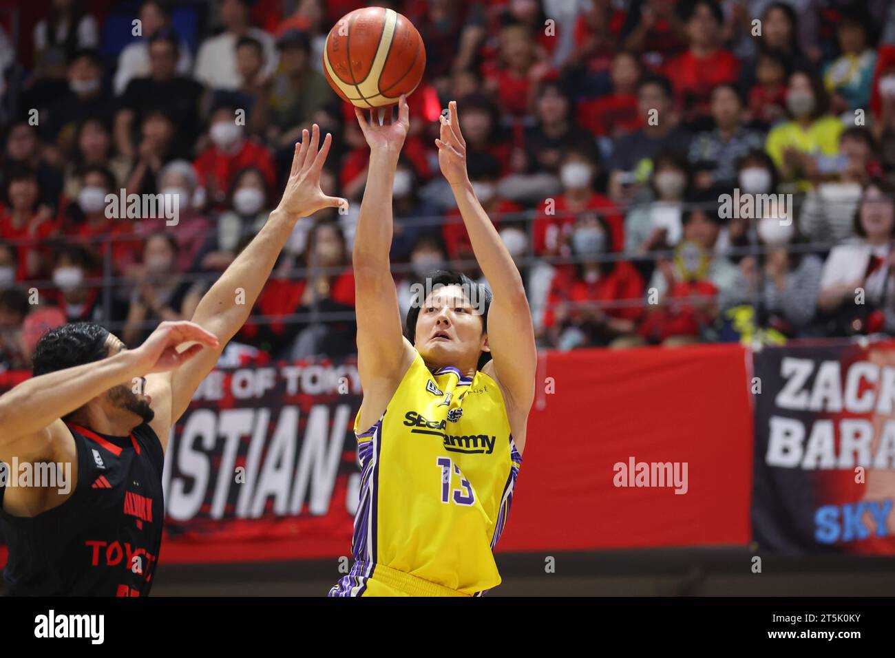 Arena Tachikawa Tachihi, Tokyo, Japon. 3 novembre 2023. Daiki Tanaka (Sunrockers), 3 NOVEMBRE 2023 - Basketball : match de B.LEAGUE B1 2023-24 entre Alvark Tokyo - Sunrockers Shibuya à l'Arena Tachikawa Tachihi, Tokyo, Japon. Crédit : YUTAKA/AFLO SPORT/Alamy Live News Banque D'Images