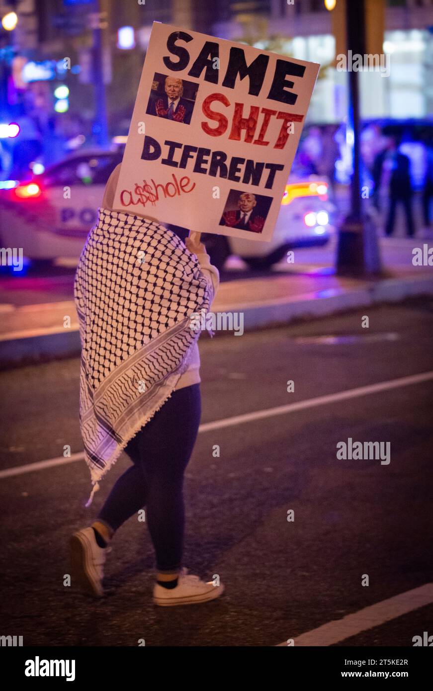 Manifestation pro-palestinienne. Washington D.C. États-Unis. Novembre 4 2023 Banque D'Images