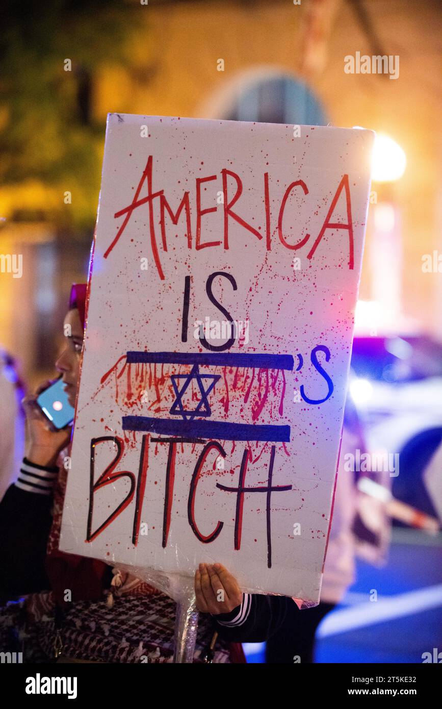 Manifestation pro-palestinienne. Washington D.C. États-Unis. Novembre 4 2023 Banque D'Images